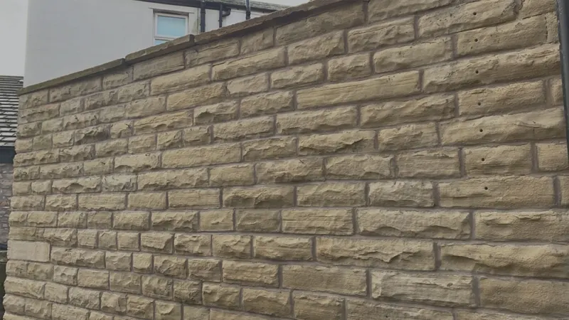 Lime mortar in Knaresborough